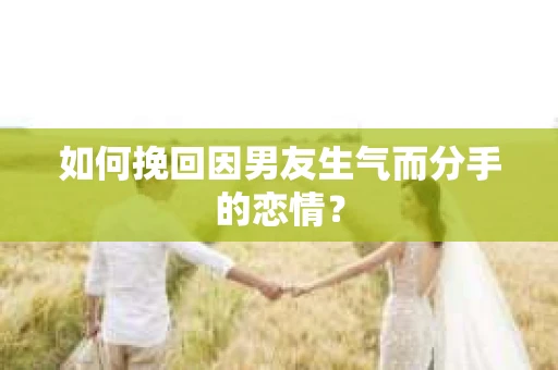 如何挽回因男友生气而分手的恋情？