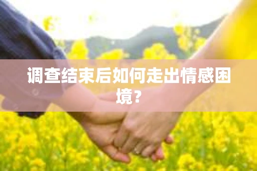 调查结束后如何走出情感困境？