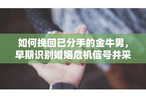 如何挽回已分手的金牛男，早期识别婚姻危机信号并采取行动