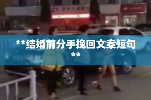 **结婚前分手挽回文案短句**