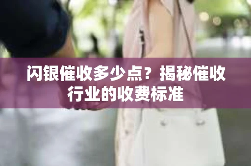 闪银催收多少点？揭秘催收行业的收费标准