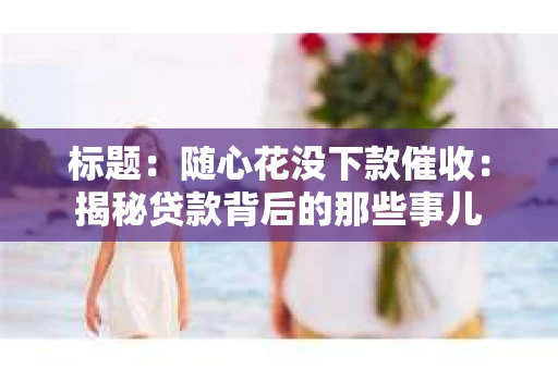 标题：随心花没下款催收：揭秘贷款背后的那些事儿