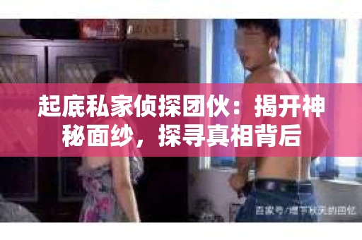 起底私家侦探团伙：揭开神秘面纱，探寻真相背后