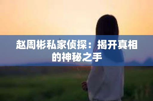 赵周彬私家侦探：揭开真相的神秘之手